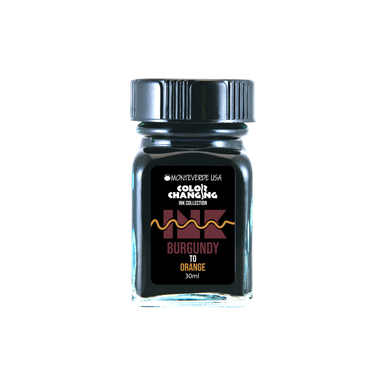 Monteverde Burgundy to Orange (30ml) Bottled Ink (Color Changing Ink)