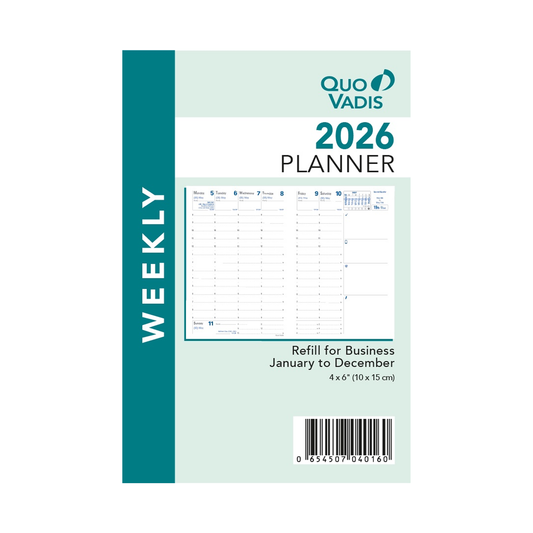 Quo Vadis 2026 Business Planner Refill