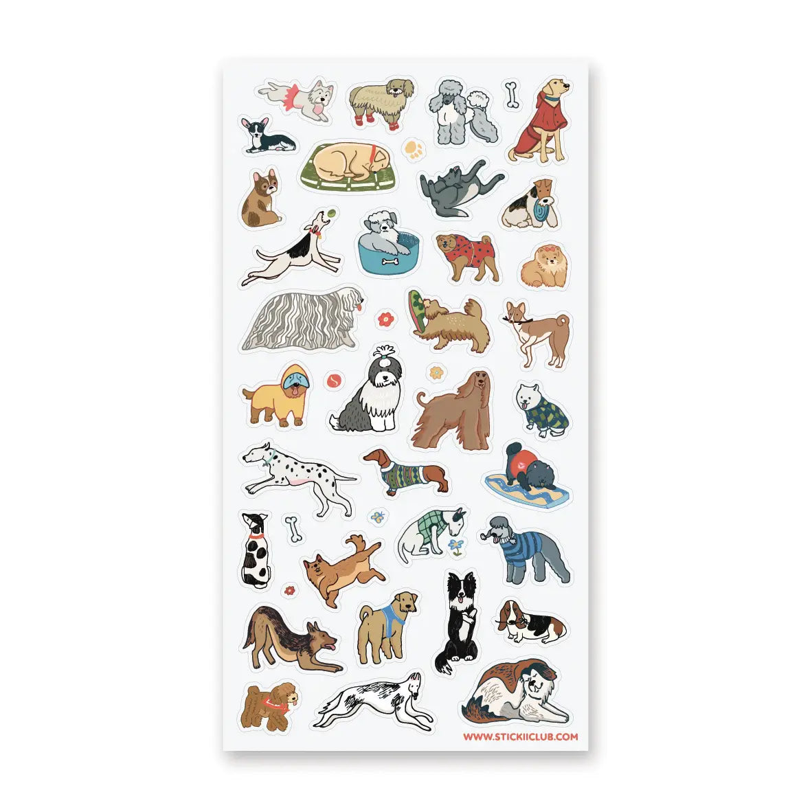 Faire Stickii Sticker Sheet - Pawsome Pups