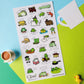 Faire Stickii Sticker Sheet - What ARE Frogs? (2 Sheets)