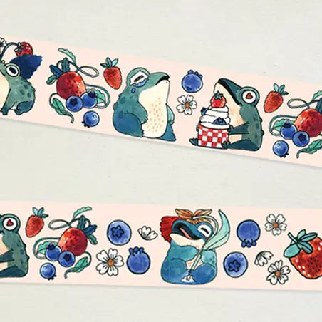 Shelly Couvillion Washi Tape - Frogs and Berries