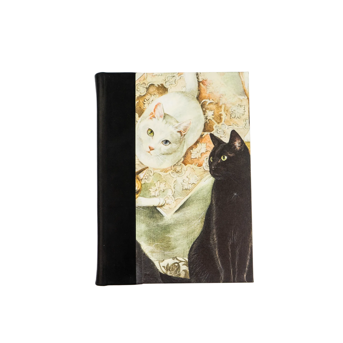 Bomo Art B7 Leather Bound Lined Journal - Cats
