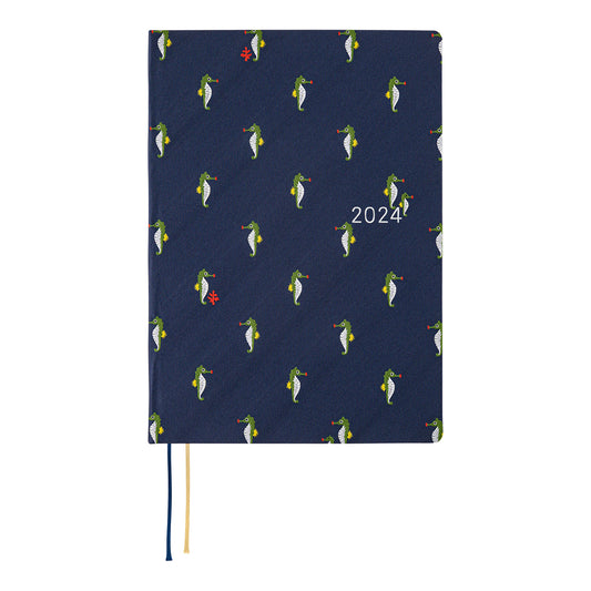 Hobonichi A5 Cousin Hardcover Book HON - Bow & Tie: Tiny Dragons