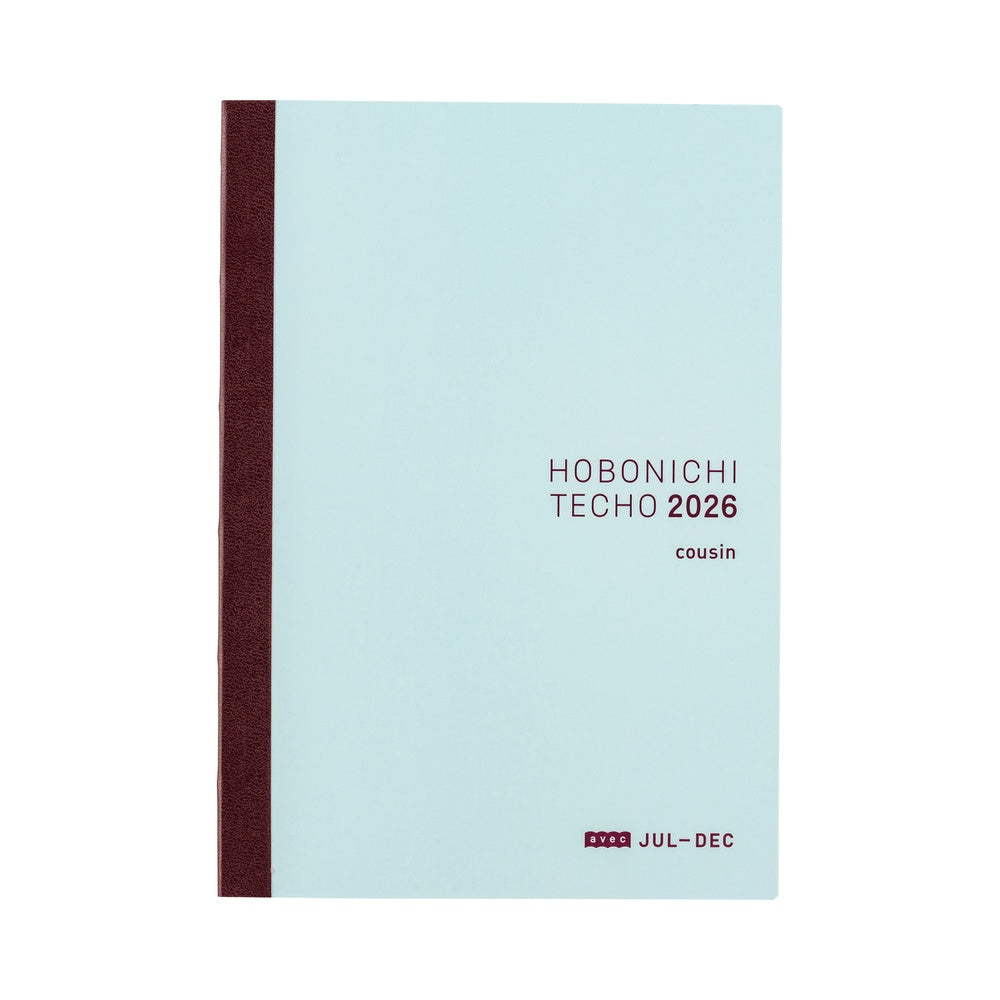Hobonichi 2026 A5 Techo Cousin Avec Book - Set of 2 (Mon/Jan Start) (6-Month) (Japanese)