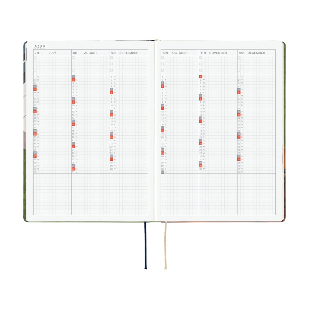 Hobonichi 2026 A5 Techo HON - Hiroko Kubota: Waiting on the Chord