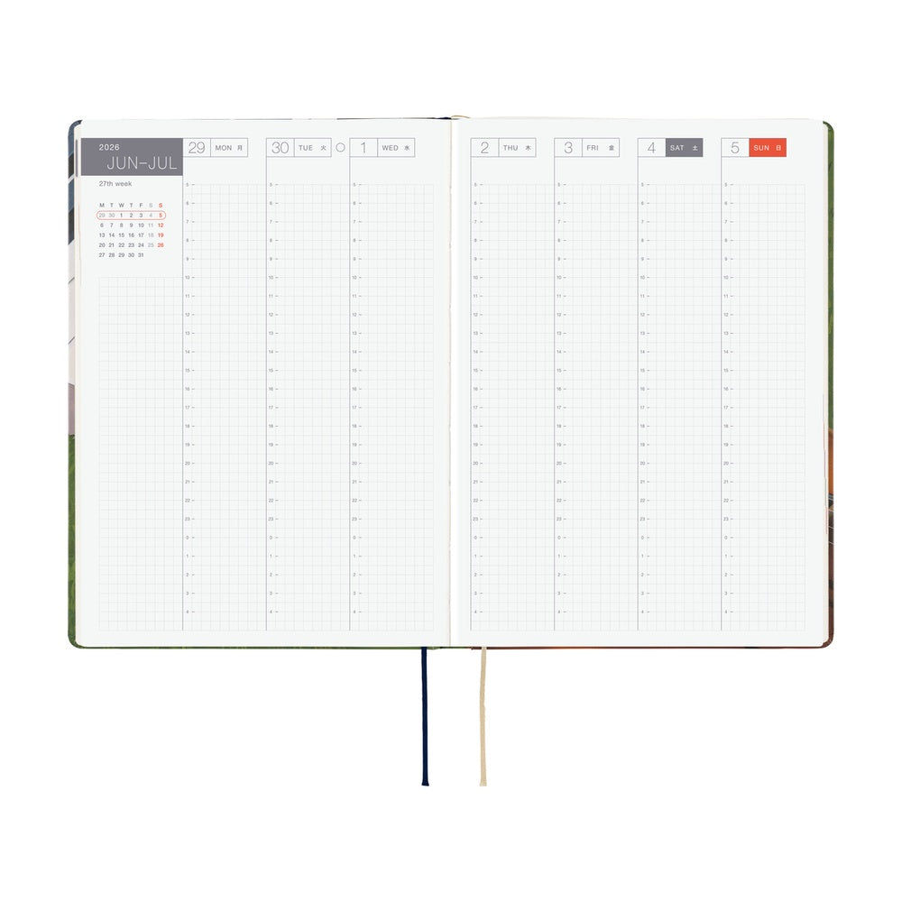 Hobonichi 2026 A5 Techo HON - Hiroko Kubota: Waiting on the Chord