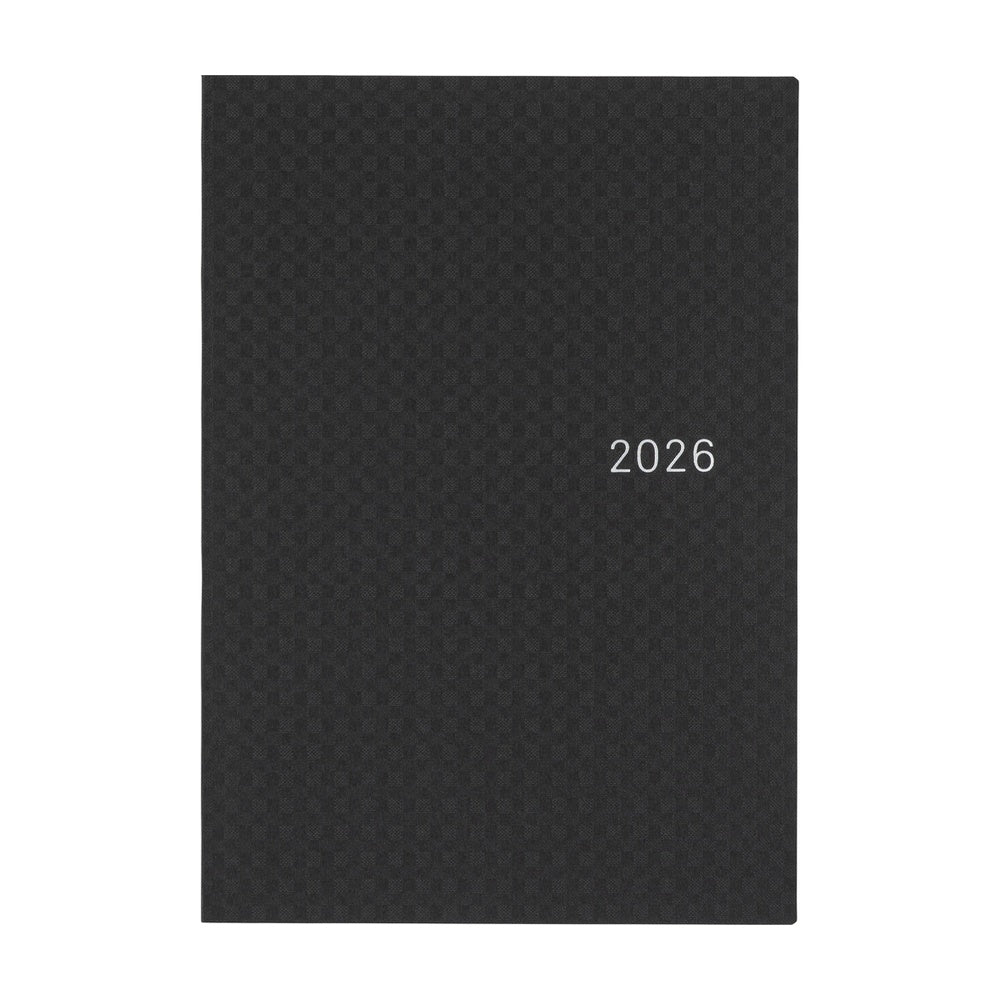 Hobonichi 2026 A5 Techo HON - Paper Series: Black Gingham