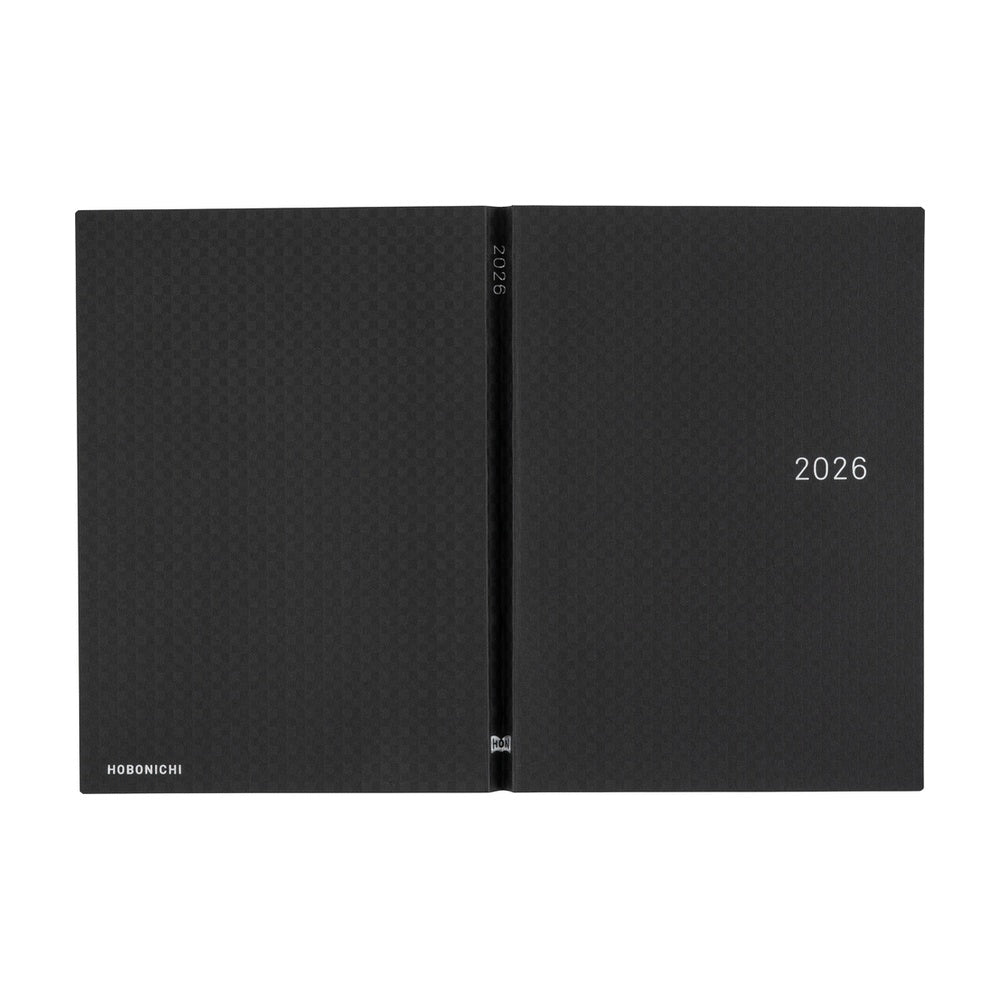 Hobonichi 2026 A5 Techo HON - Paper Series: Black Gingham