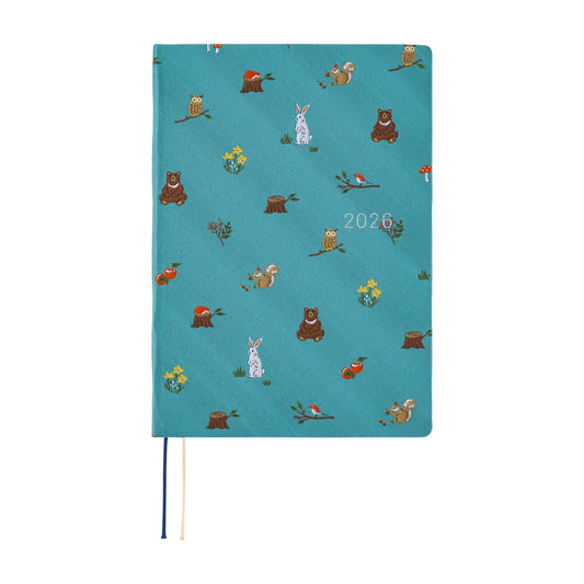 Hobonichi 2026 A5 Techo HON - Bow & Tie: In the Forest