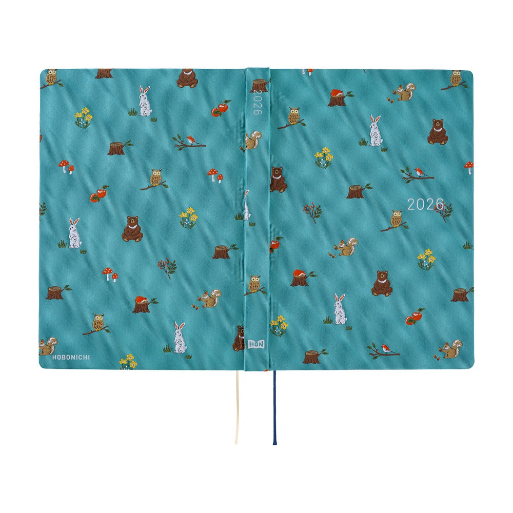 Hobonichi 2026 A5 Techo HON - Bow & Tie: In the Forest