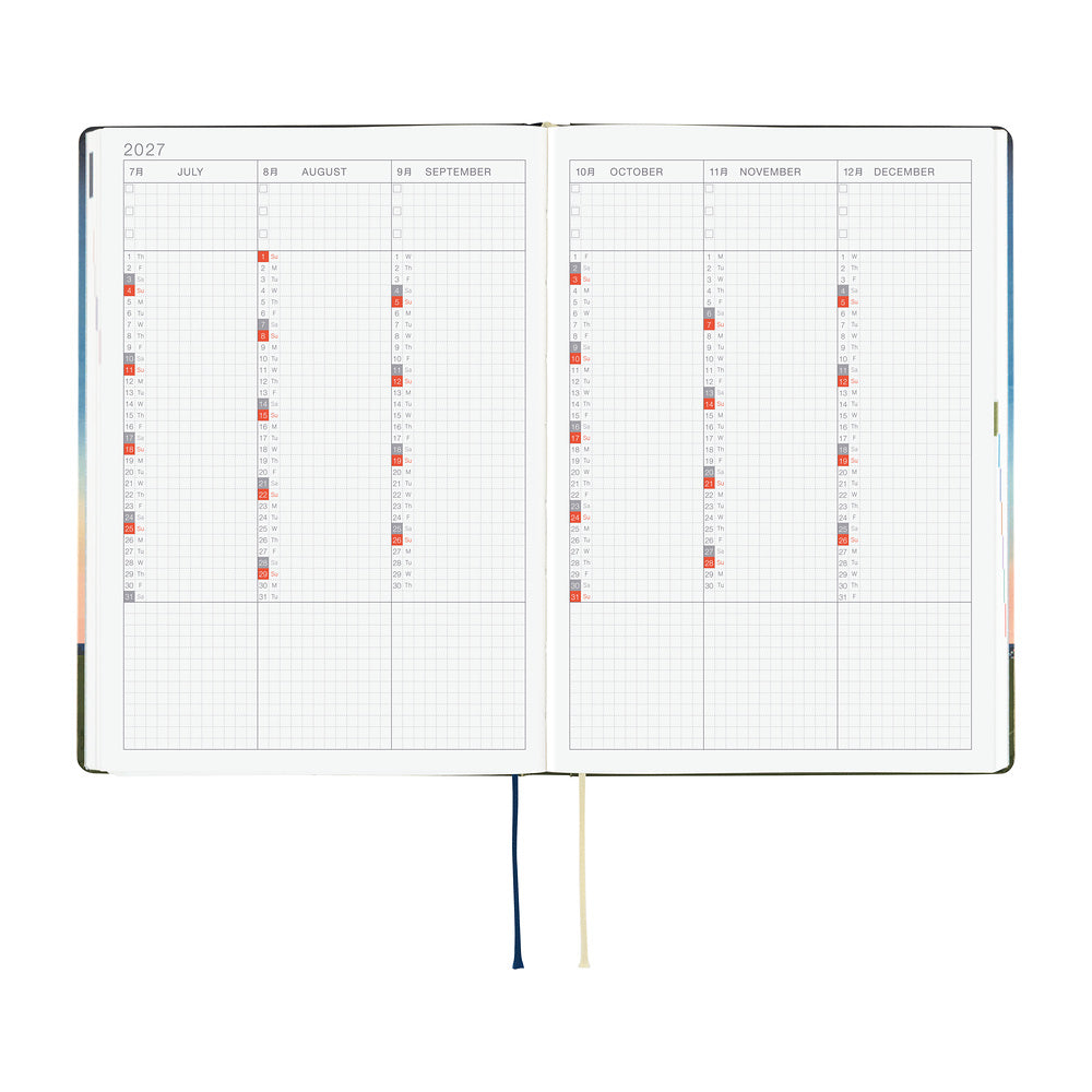 Hobonichi 2027 A5 Techo HON - Hiroko Kubota: String Telephone Until the Moon is Full