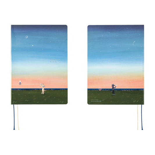 Hobonichi 2027 A5 Techo HON - Hiroko Kubota: String Telephone Until the Moon is Full