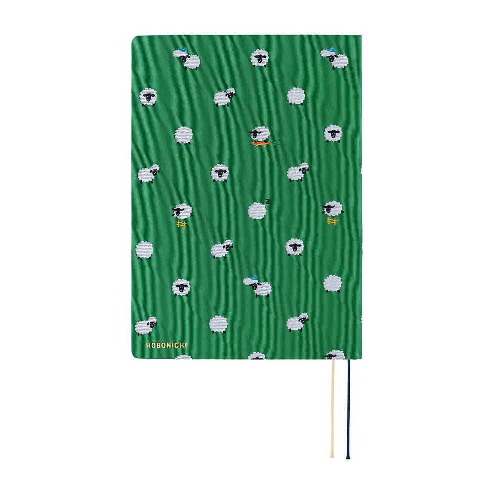 Hobonichi 2027 A5 Techo HON - Bow & Tie: Sheep Sheep Sheep
