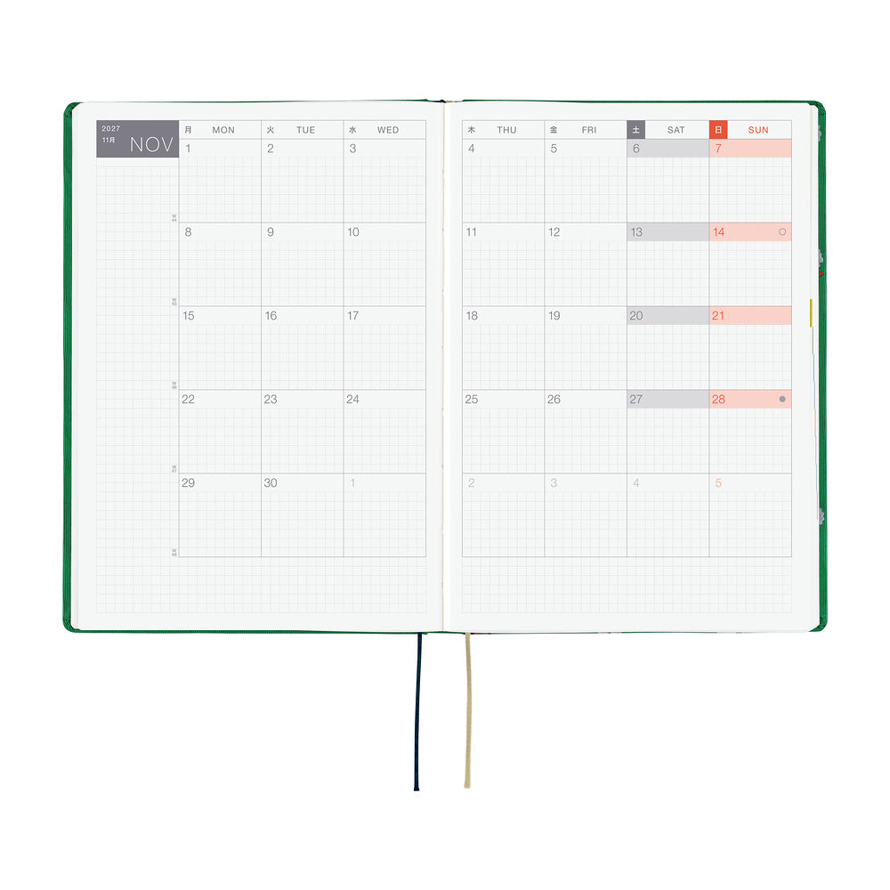 Hobonichi 2027 A5 Techo HON - Bow & Tie: Sheep Sheep Sheep