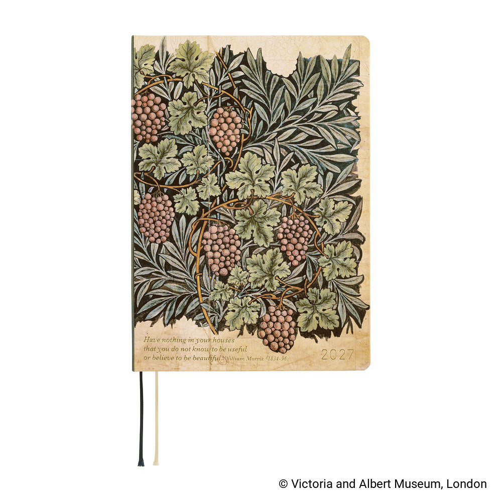 Hobonichi 2027 A5 Techo HON - V&A Series: Vine