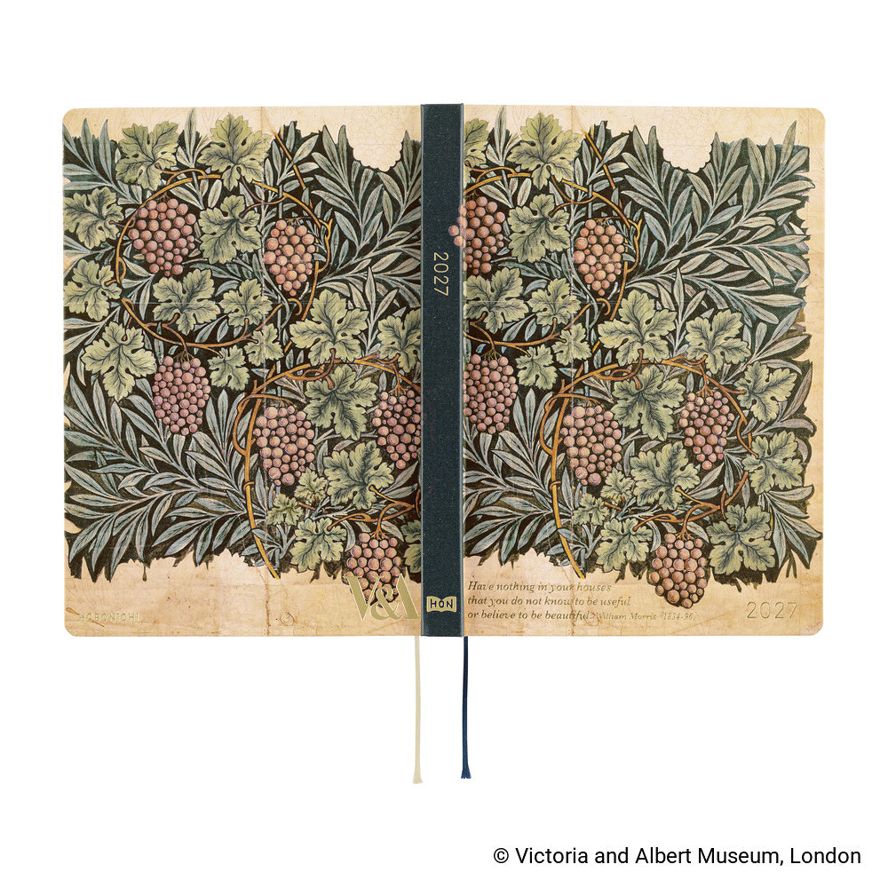 Hobonichi 2027 A5 Techo HON - V&A Series: Vine