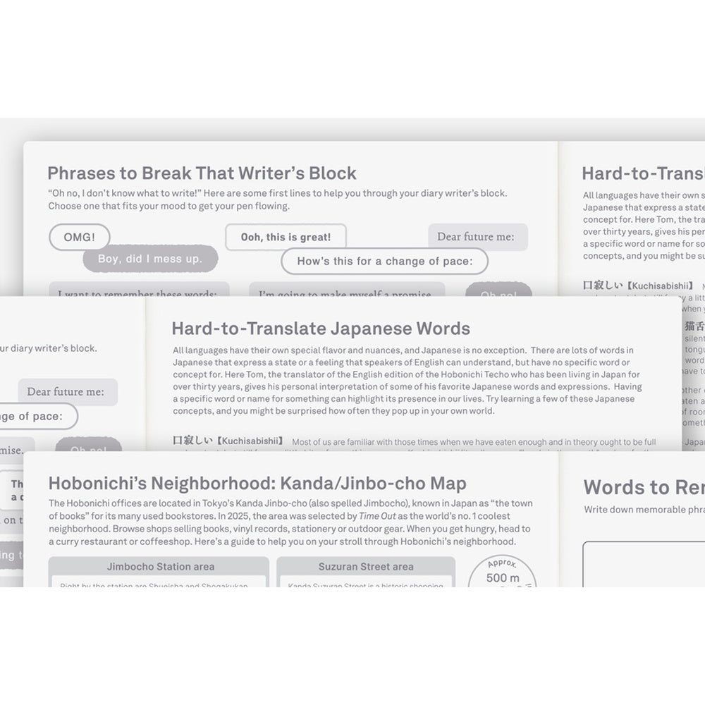 Hobonichi 2027 A5 Techo Cousin Book (English)