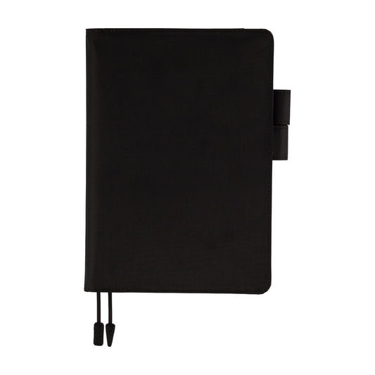 Hobonichi 2026 A5 Cousin Techo Book & Cover Set - Black x Clear Blue (English)