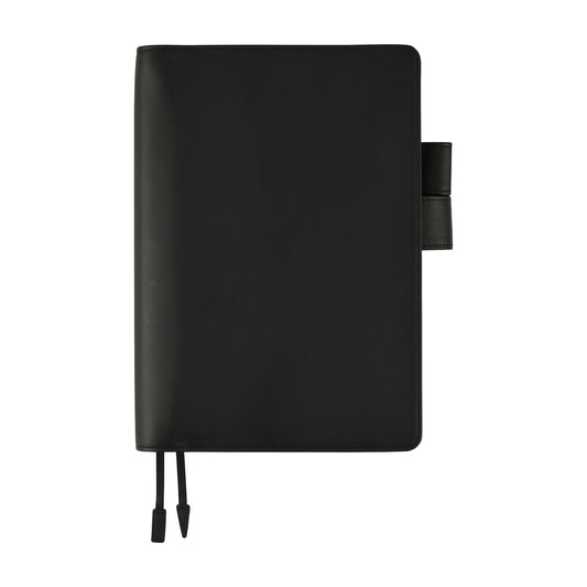Hobonichi 2026 A5 Cousin Techo Book & Cover Set - Leather: TS Basic Black (English)