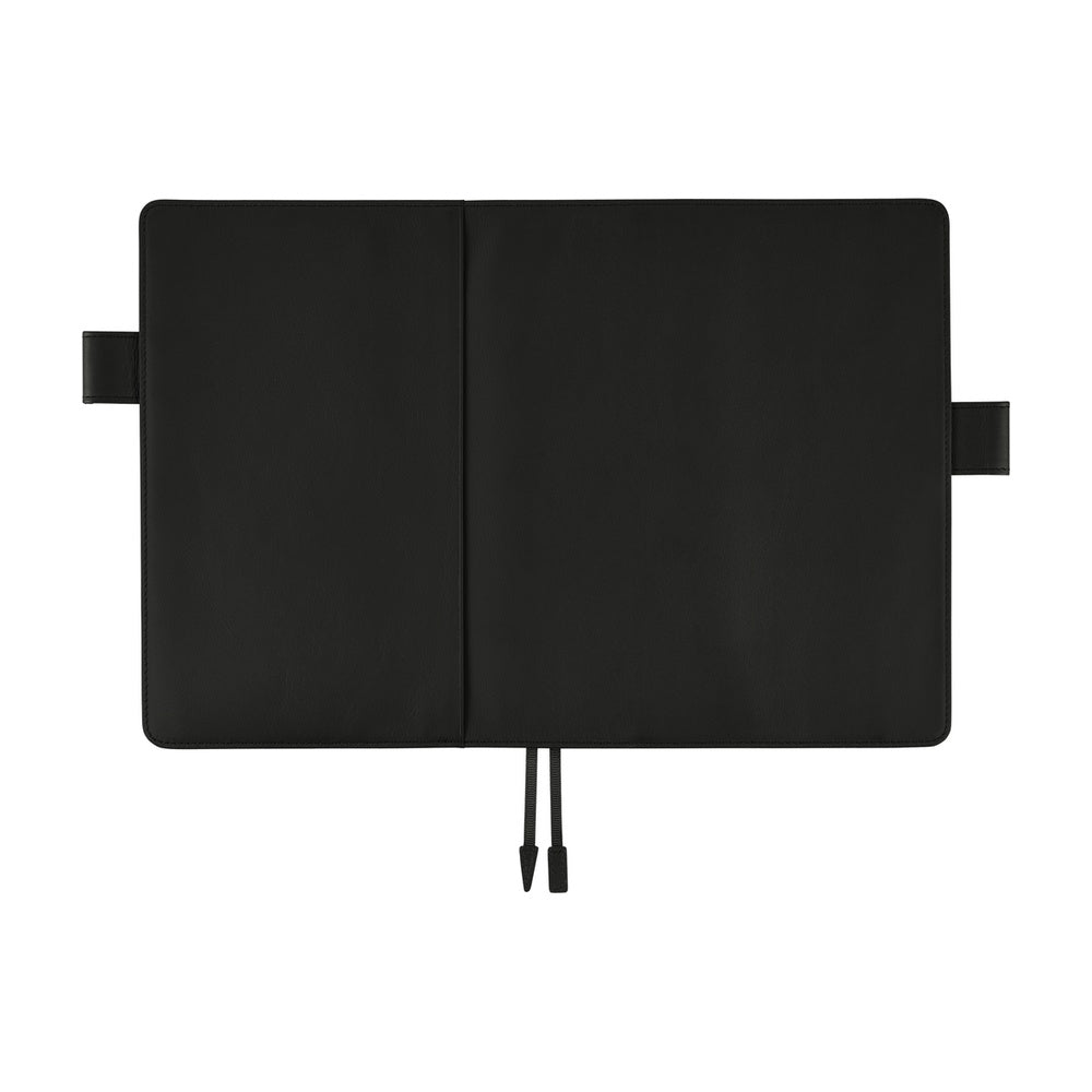 Hobonichi 2026 A5 Cousin Techo Book & Cover Set - Leather: TS Basic Black (English)