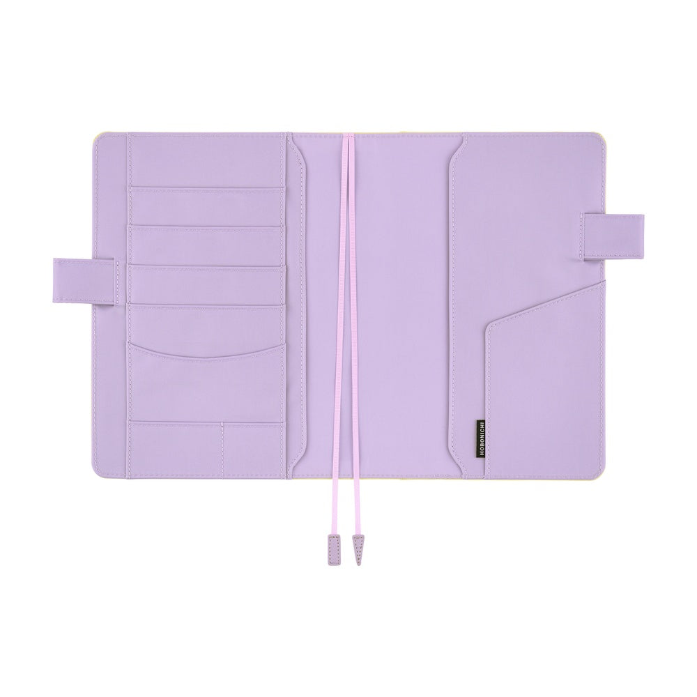 Hobonichi 2026 A5 Cousin Techo Book & Cover Set - Honey Lilac (English)