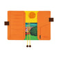 Hobonichi 2026 A5 Cousin Techo Book & Cover Set - 100%ORANGE: Where's the Squirrel Going (English)