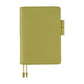 Hobonichi 2026 A5 Cousin Techo Book & Cover Set - Leather: Sage Green (English)