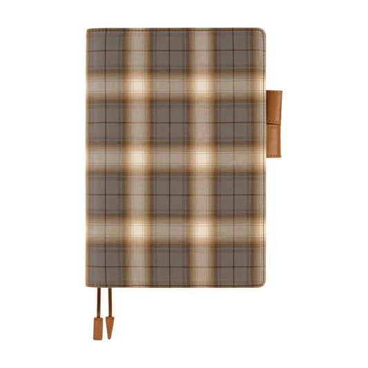 Hobonichi 2026 A5 Cousin Techo Book & Cover Set - Shirt Fabric: Foggy Plaid (English)