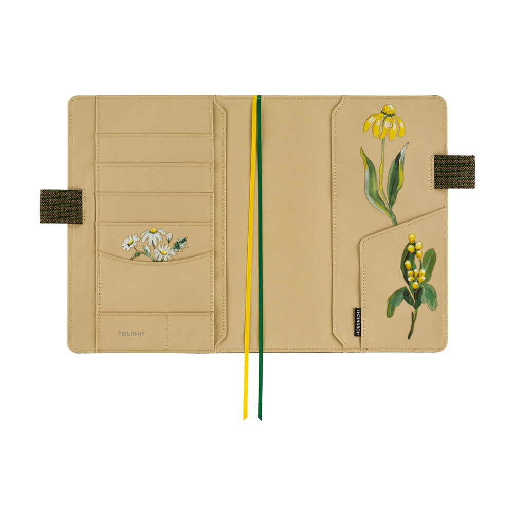 Hobonichi 2026 A5 Cousin Techo Book & Cover Set - Tolight: Garden of Botany (English)