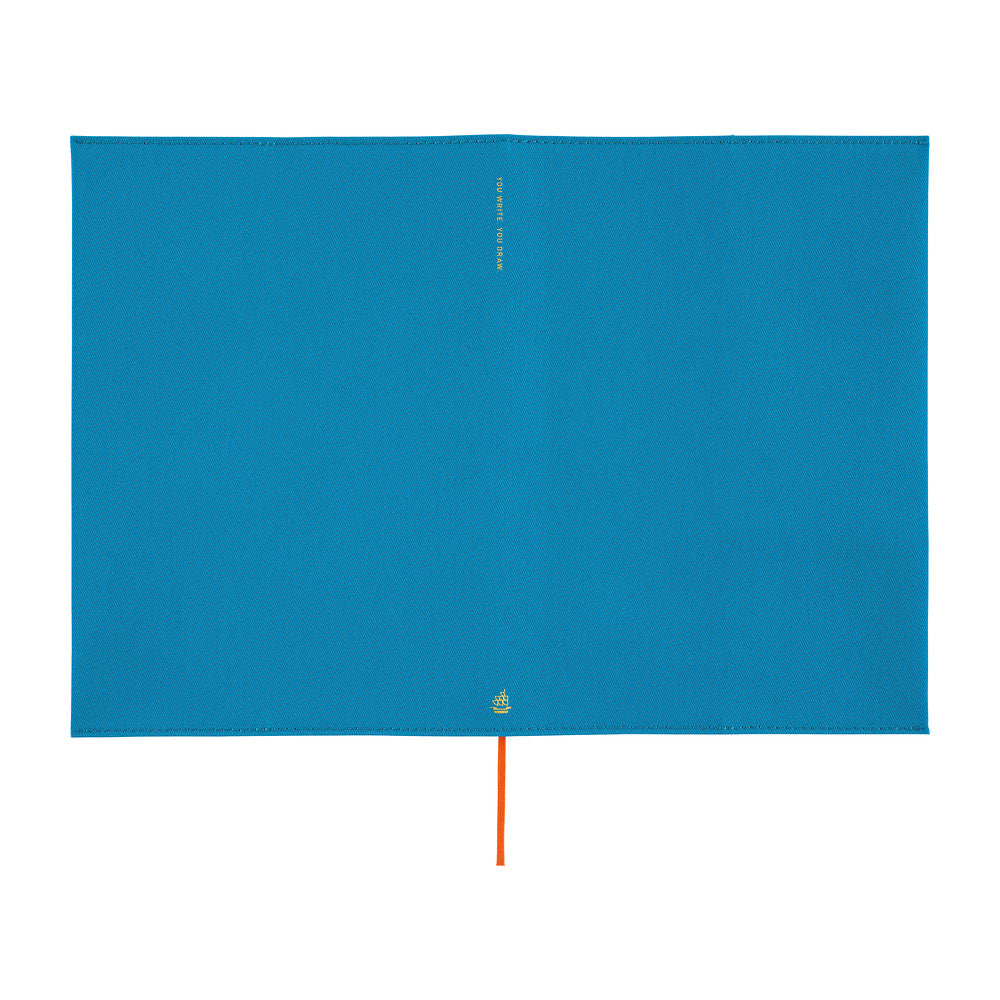 Hobonichi A5 Cousin Cover Only - Folio: Ocean Blue