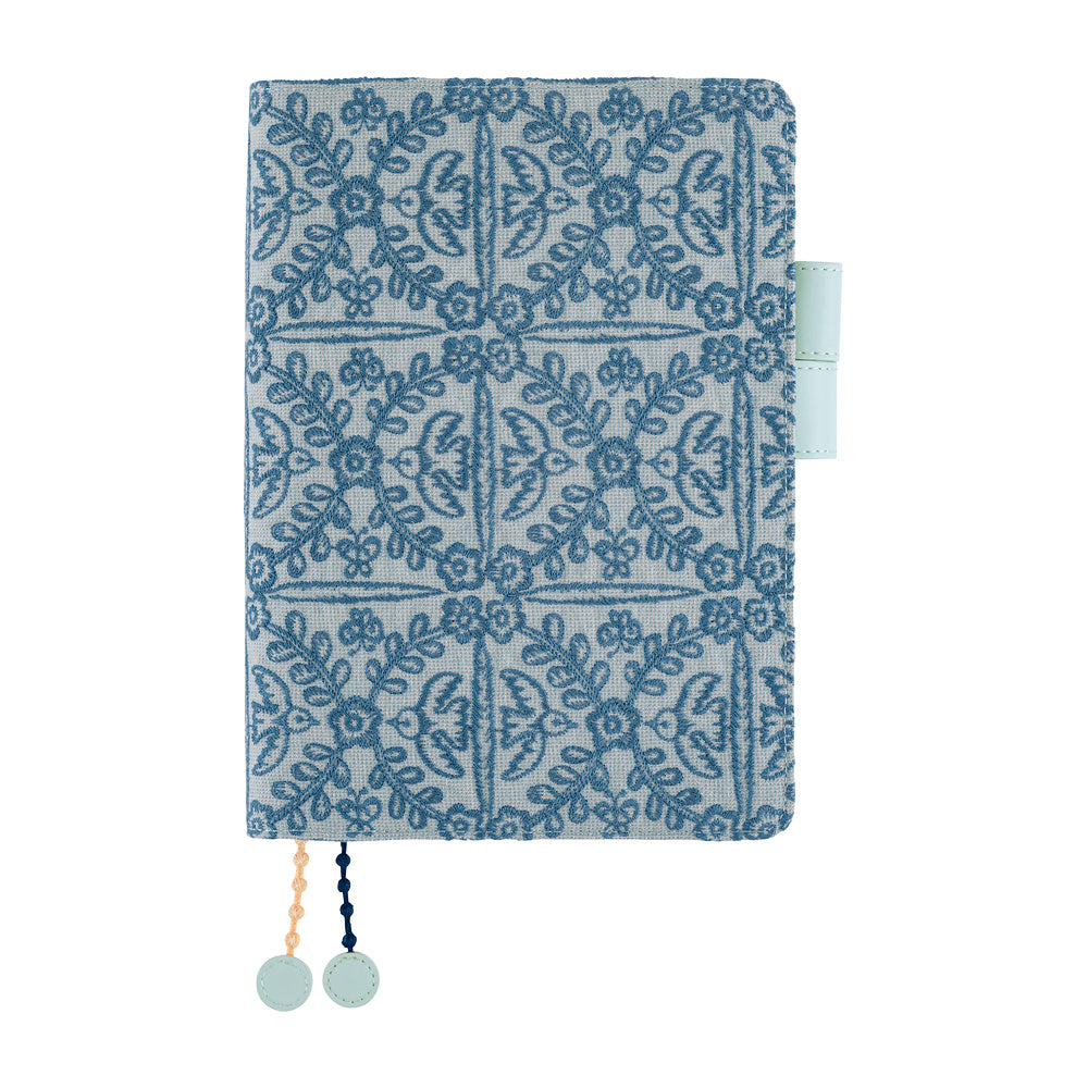 Hobonichi A5 Cousin Cover Only - mina perhonen: felice (Blue)
