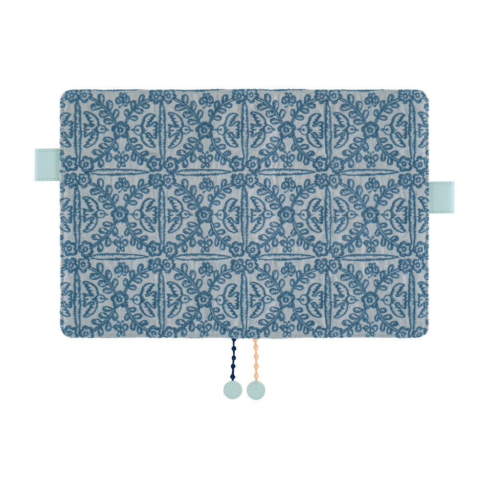 Hobonichi A5 Cousin Cover Only - mina perhonen: felice (Blue)