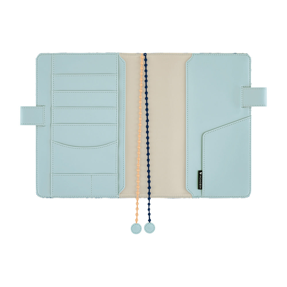 Hobonichi A5 Cousin Cover Only - mina perhonen: felice (Blue)