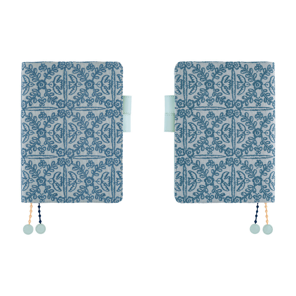 Hobonichi A5 Cousin Cover Only - mina perhonen: felice (Blue)