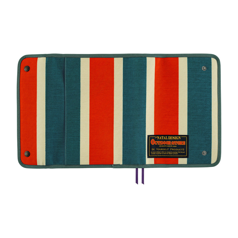 Hobonichi A5 Cousin Cover Only - Natal Design: Hello New Day! (Retro Stripe)