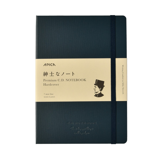 Apica Premium CD Hard Cover Notebook A5 - Blue (Lined)