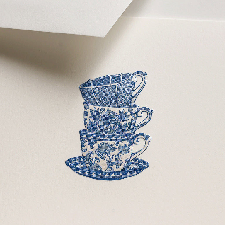 Crane Tea Cups Note (10 ea)