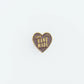 The Superior Labor Heart Logo Pin - Chocolate