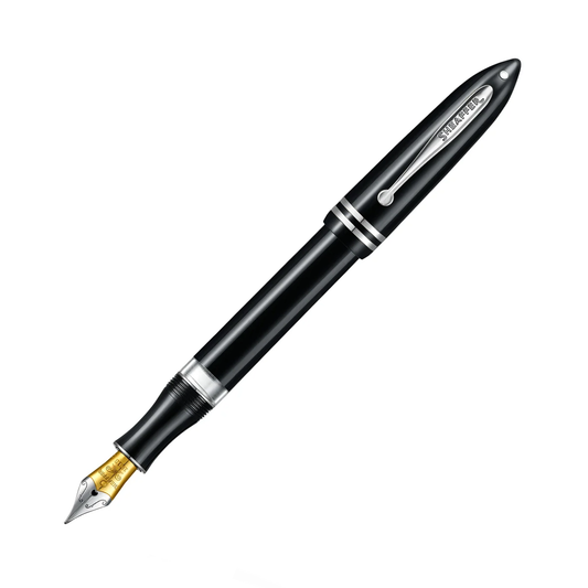 Sheaffer Balance III E892 Fountain Pen - Glossy Black with Chrome Trim