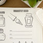 Well Appointed Desk Clear Stamp Set - Nibs & Ink (16 Stamp Designs)