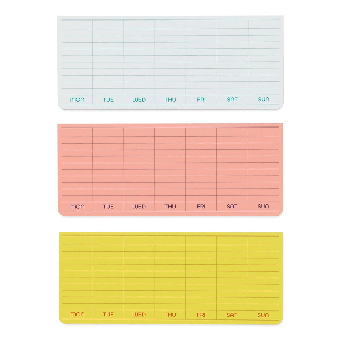 Hightide PENCO Sticky Memo Weekly Pad - Pink