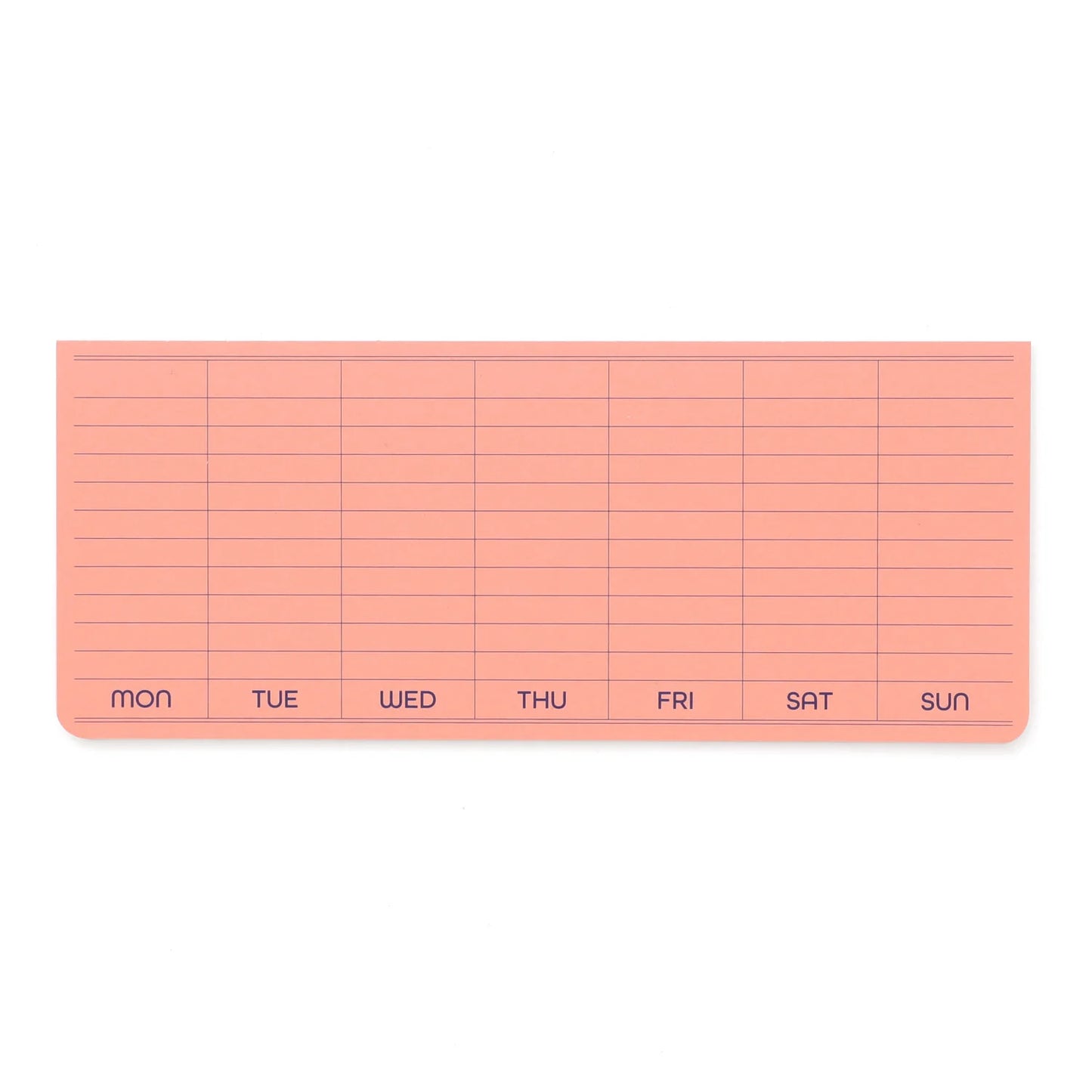 Hightide PENCO Sticky Memo Weekly Pad - Pink