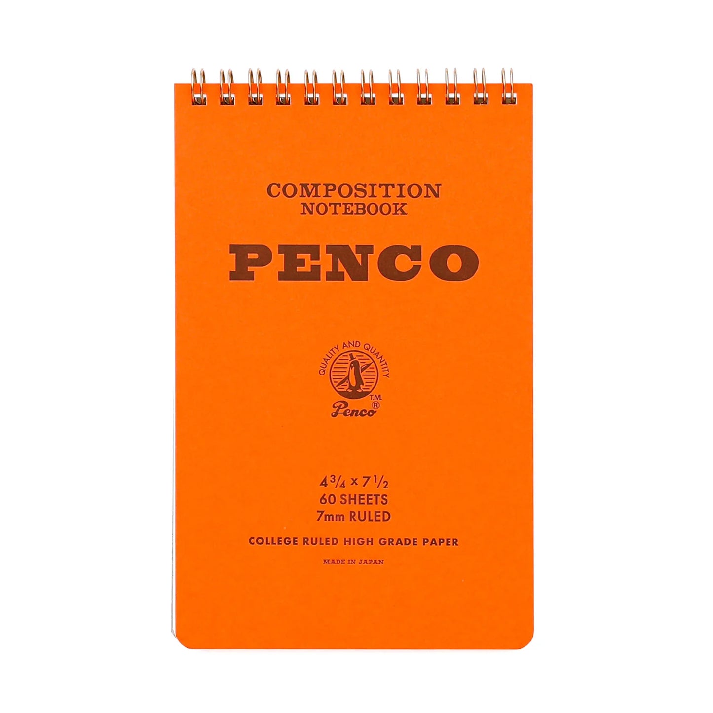 Hightide PENCO Coil Notepad - Orange