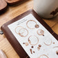 Sarica Studio Stickers - Coffee Ring