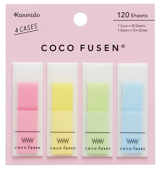 Kanmido Coco Fusen Medium Sticky Notes - Colorful