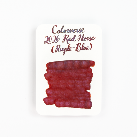 Colorverse Red Horse (15ml) Bottled Ink - Glistening Purple Blue (2026 Special Ink)