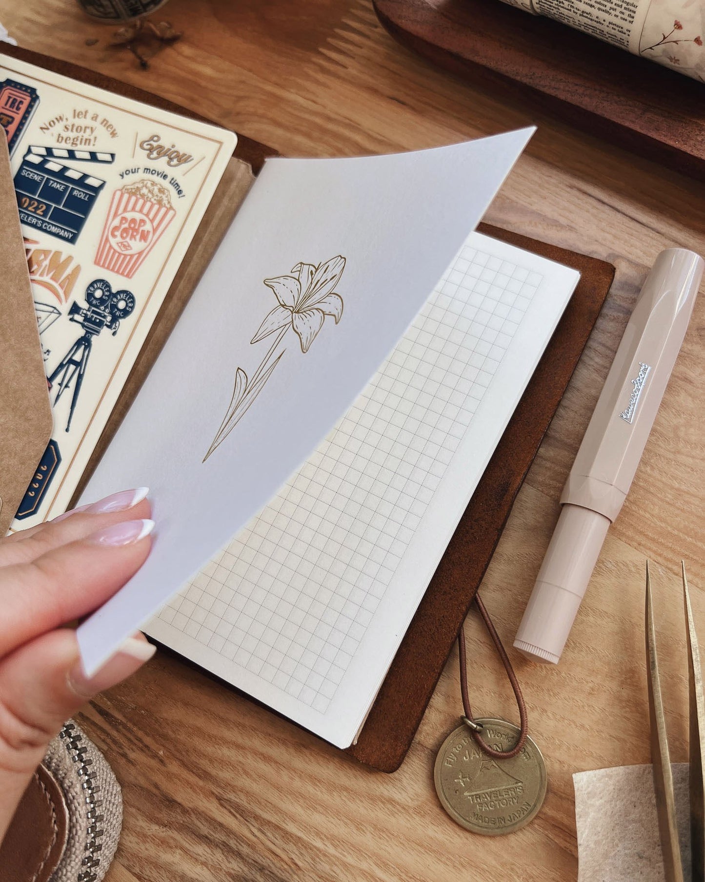 Sarica Studio Passport TN Notebook - Lily