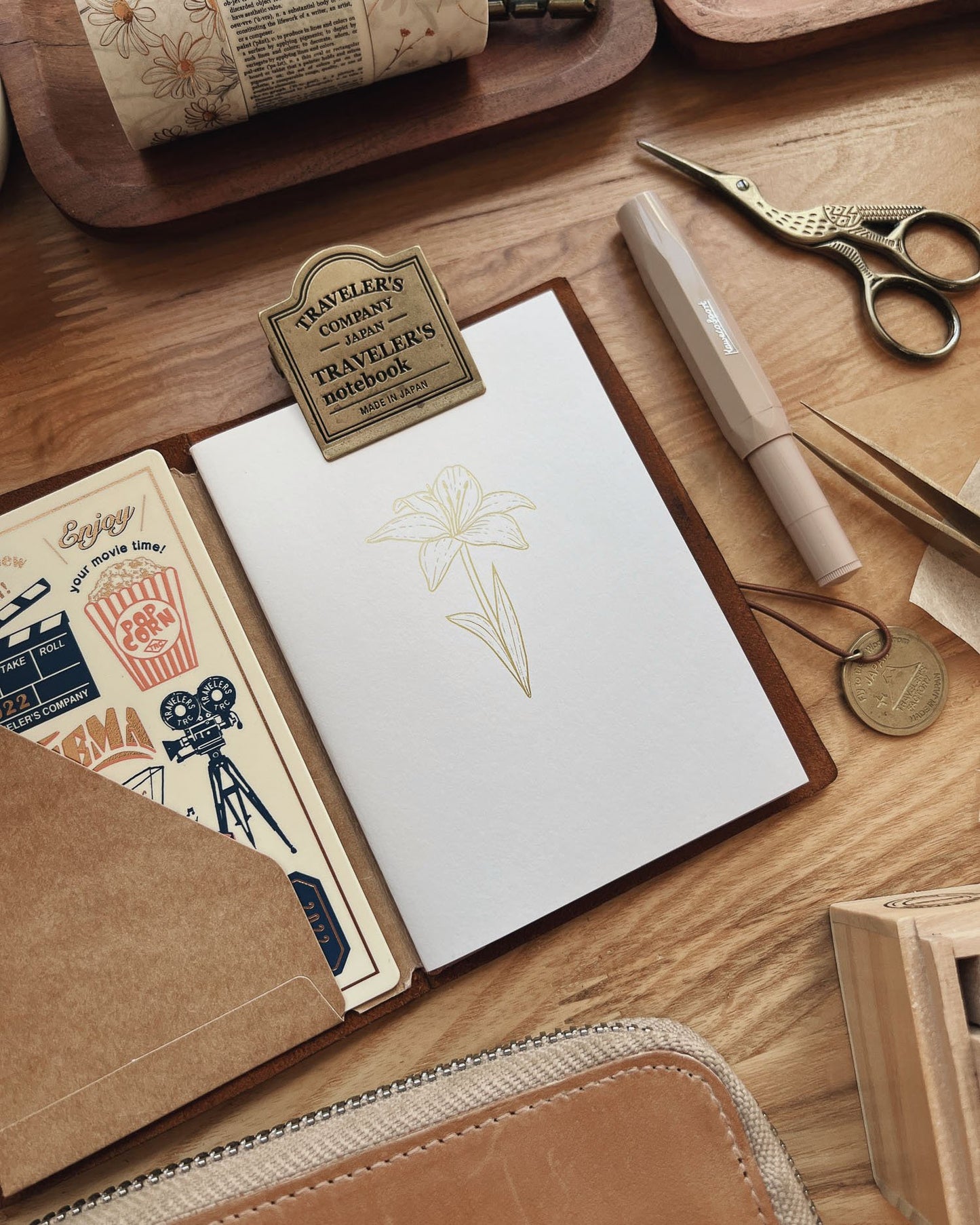 Sarica Studio Passport TN Notebook - Lily