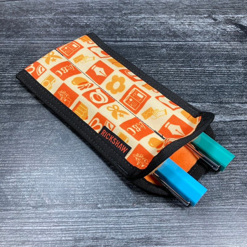 Rickshaw Bagworks 2-Pen Coozy Sleeve - Stationery Icons