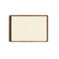 Scully 1046R Leather Journal Ostrich Dark Brown